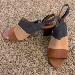 Clark’s Slingback Tri-Tone Heels